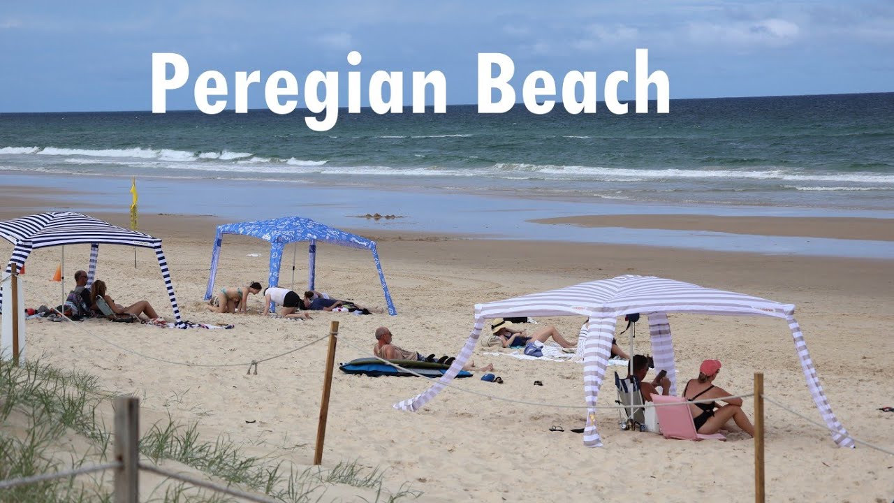 Peregian Beach, Queensland, Australia - 4K Walking Tour with Ambient Sounds