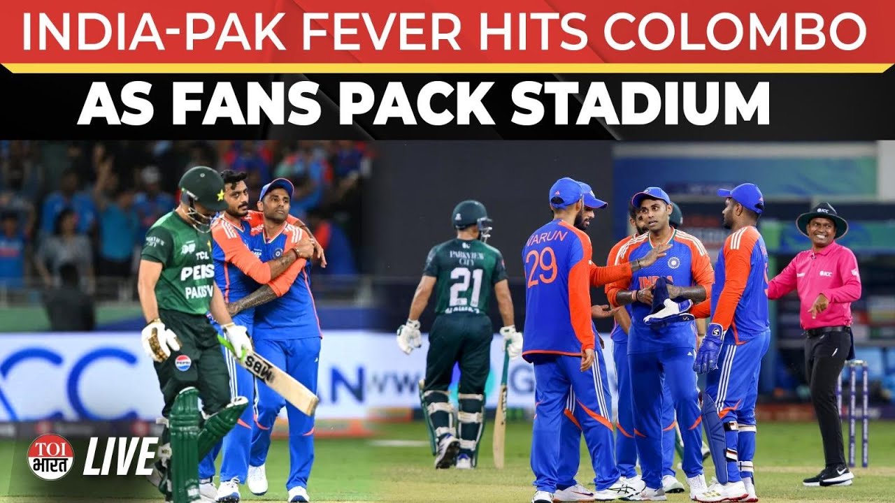 India-Pakistan Match LIVE: Colombo Gripped By Cricket Fever As Thousands Pack Stadium