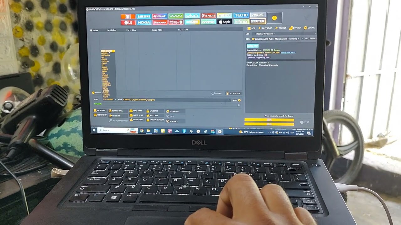 FRP tablet sky elite octa, con unlooktool