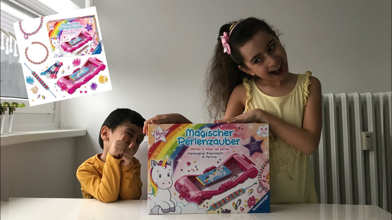 Sihirli inci çekiciliği ( Magisches Perlenzauber) yapıyoruz. Çok Zevkli, çok güzel ve tatlı. VLOG