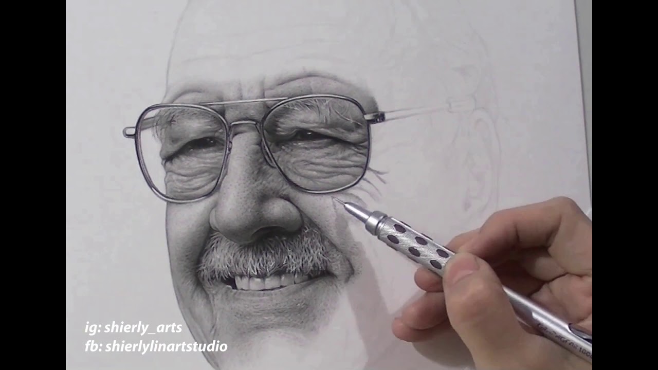 Pencil Drawing: Tribute to STAN LEE