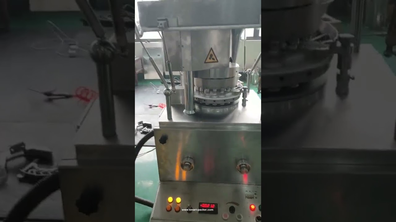 Hochgeschwindigkeitsapotheke Tablet Pille Pressvorstellung der Fertigungsmaschine laufend Video