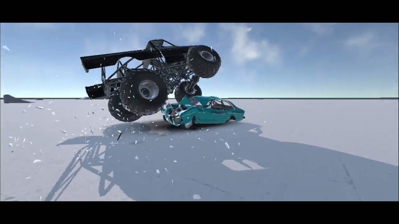 Flexbody car crash - crash test #8