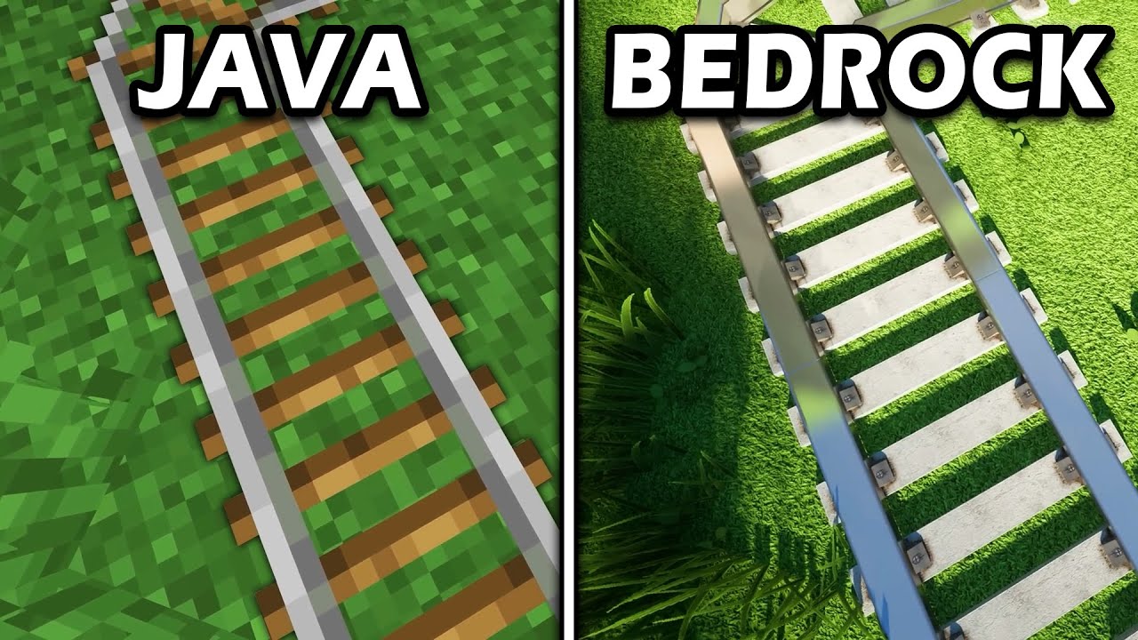 Minecraft Java vs Bedrock (AŞIRI FARKLI)