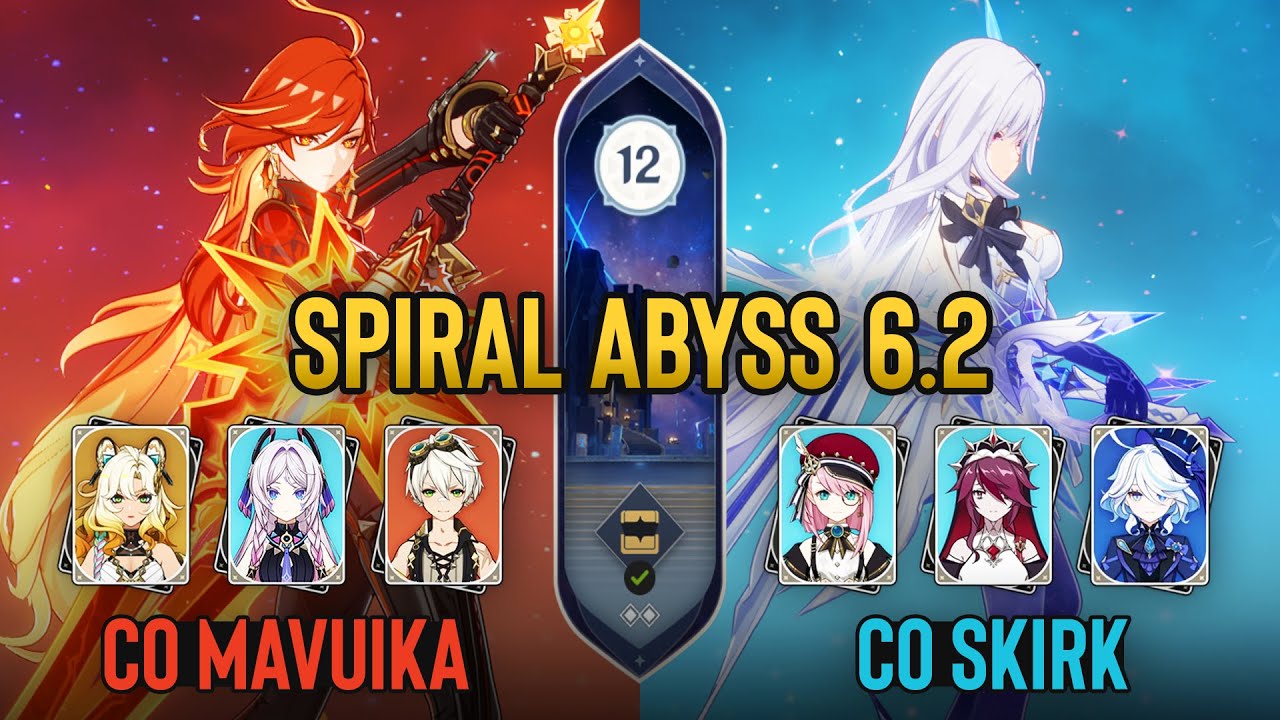 C0 Mavuika Melt & C0 Skirk Freeze | Spiral Abyss 6.2 | Genshin Impact