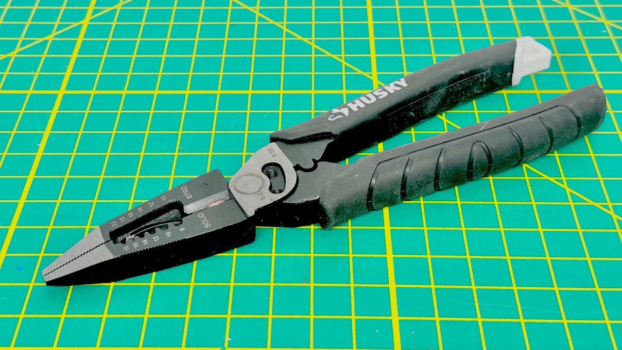 Husky 6-in-1 Multi-Function Long Nose Pliers