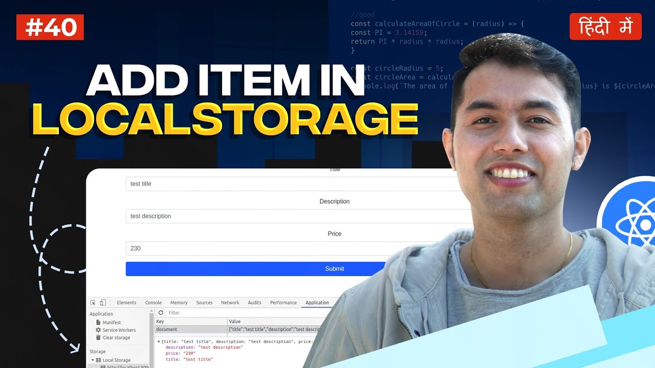 #40: Keep Todo Data After Refresh: Adding Local Storage in React