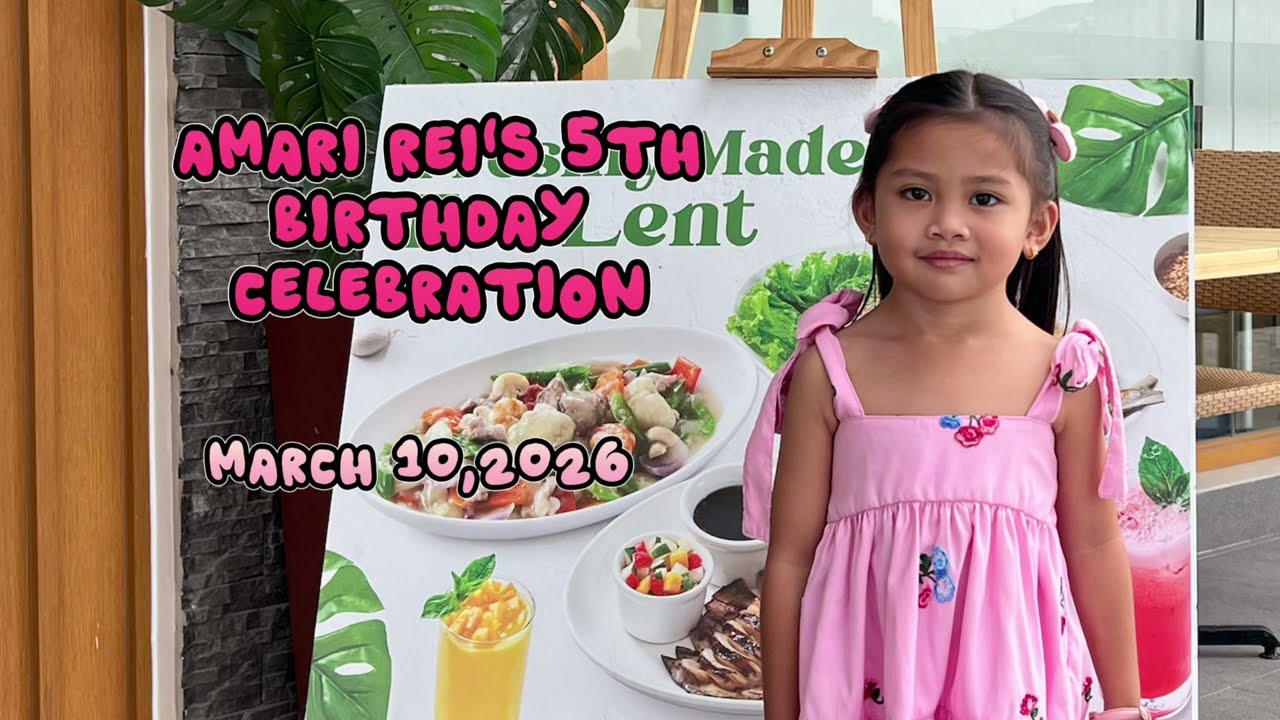 Amari Rei's 5th Birthday Celebration🌸