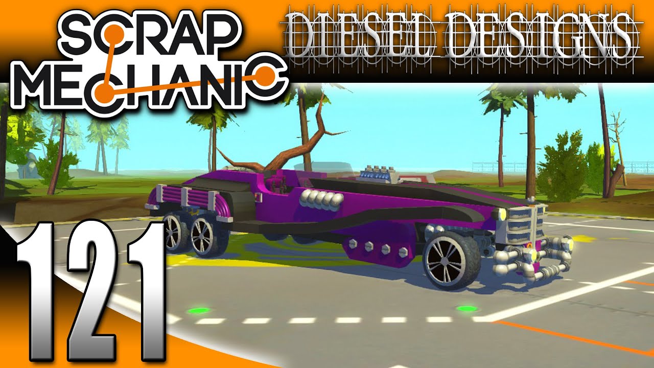 Scrap Mechanic Gameplay :EP121: FAN CREATIONS: Captain America V16 Coupe!  Hail Hydra! (HD)