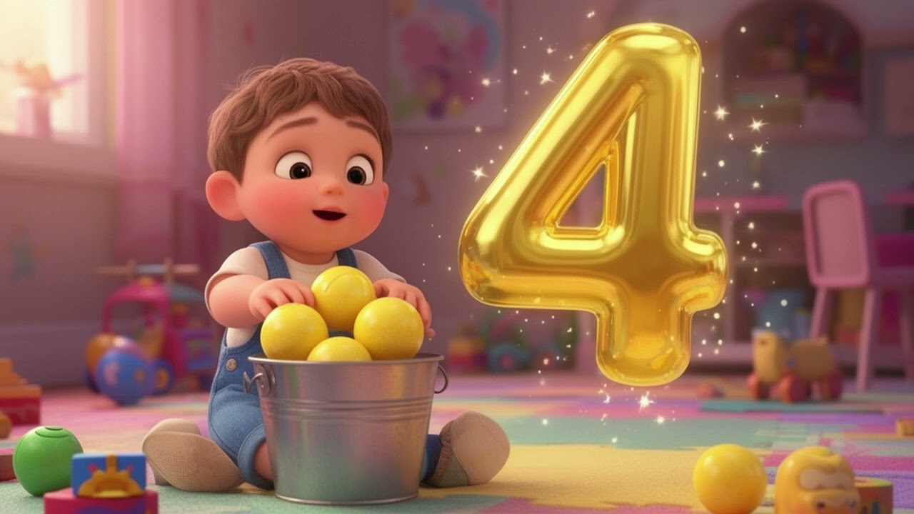The Big Ball Playroom  Colors and Numbers