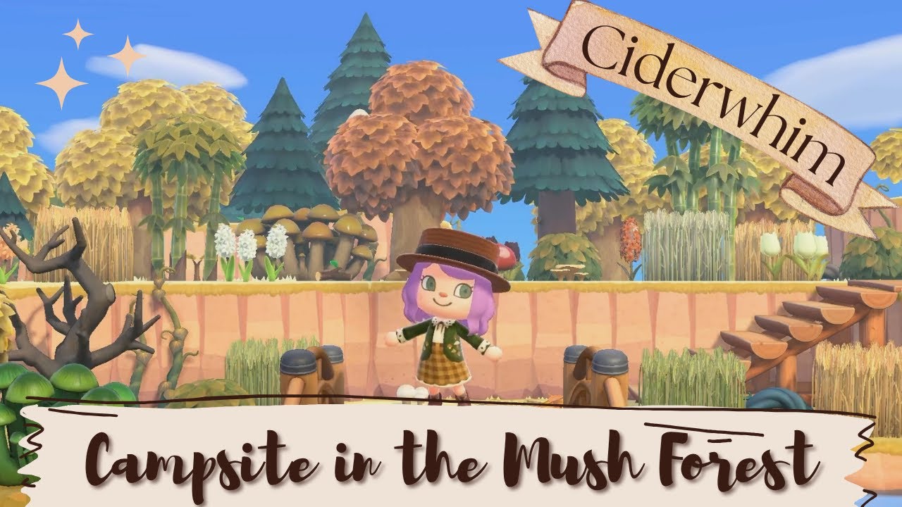 Campsite in the Mush Forest 🍄 | Cozy ACNH Build on Ciderwhim🌲