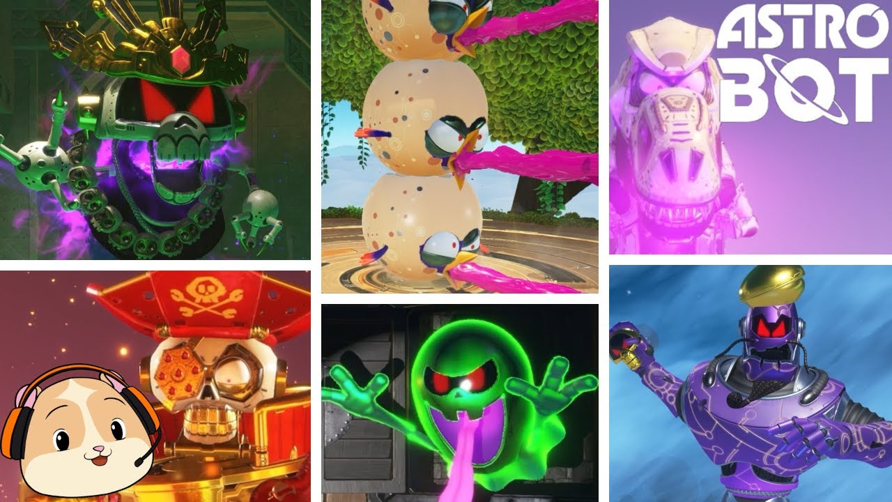 ASTRO BOT ALL the MINI BOSSES!