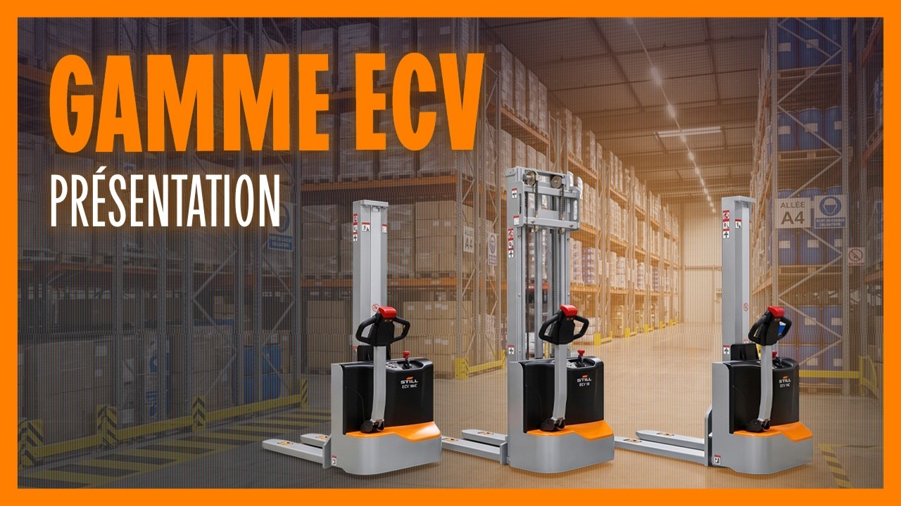 Gerbeurs électriques ECV 10, ECV 10 C et ECV 10i C - Présentation