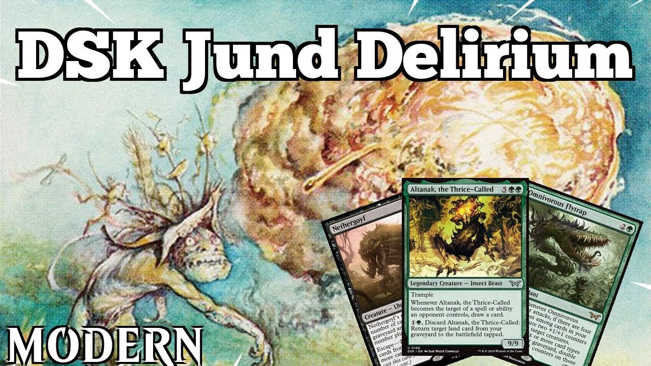 CRAZY CRACKED CARD I Thought Was Unplayable! | DSK Jund Delirium | Modern | MTGO