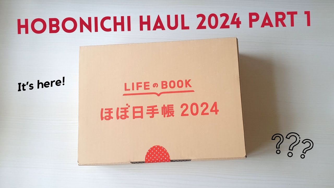 My Hobonichi 2024 Haul (Part 1)