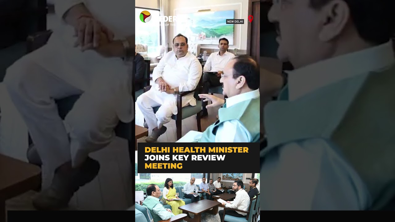 Union Health Minister JP Nadda reviews H1N1 situation in Delhi | #shorts
