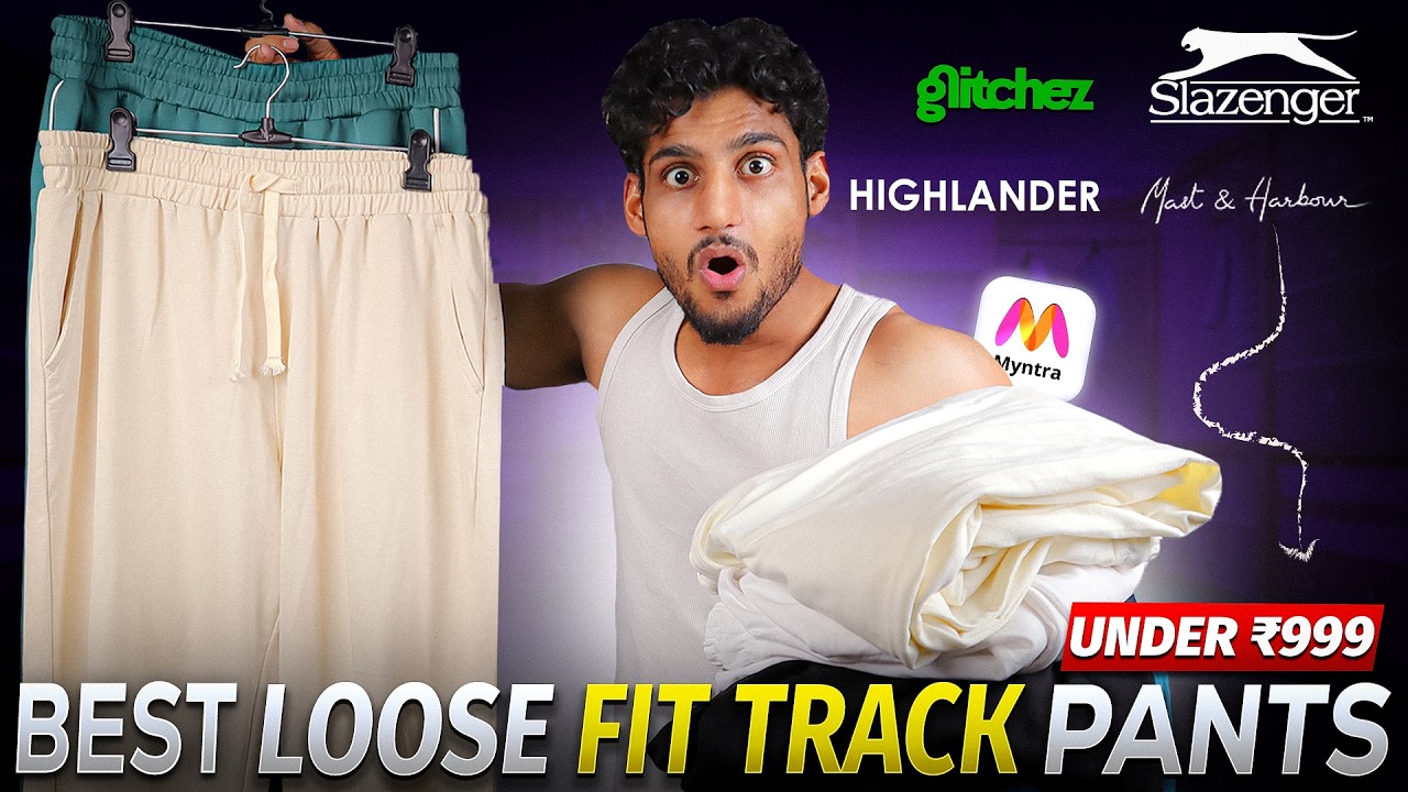 Best Loose Fit & Relaxed Fit Trackpants for Men 2026 | Myntra Haul