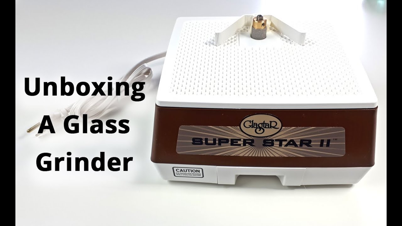 Шлифовальная машина для витражей — распаковка шлифовальной машины Glastar Super Star II