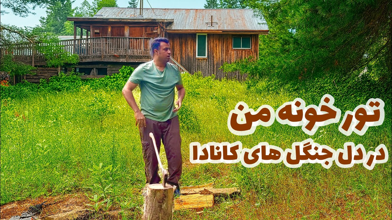 از شهر دور شدم. زندگی آرام من در خونه جنگلی و در دل ‌طبیعت بکر | ماجراجویی در کانادا