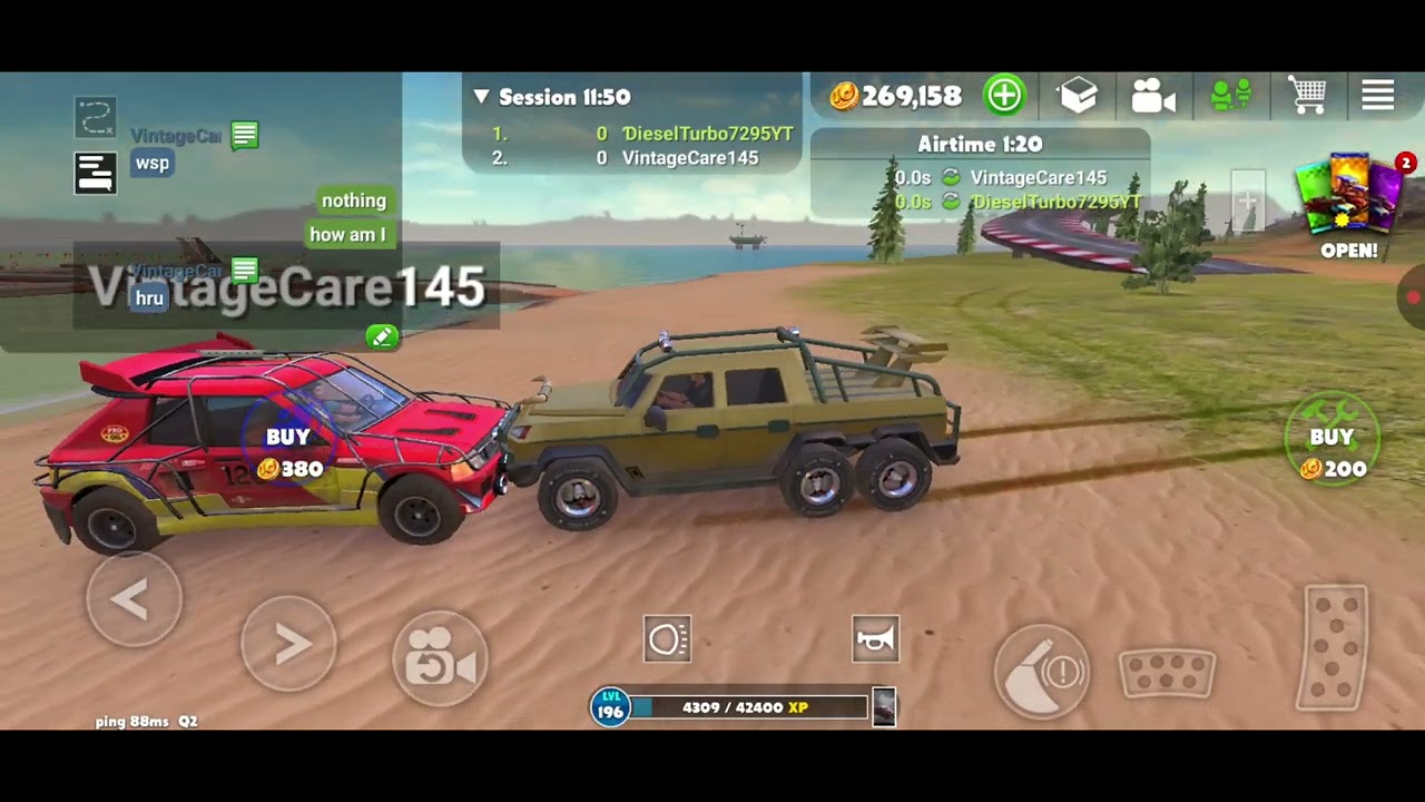 Driving around and playing in multiplayer 