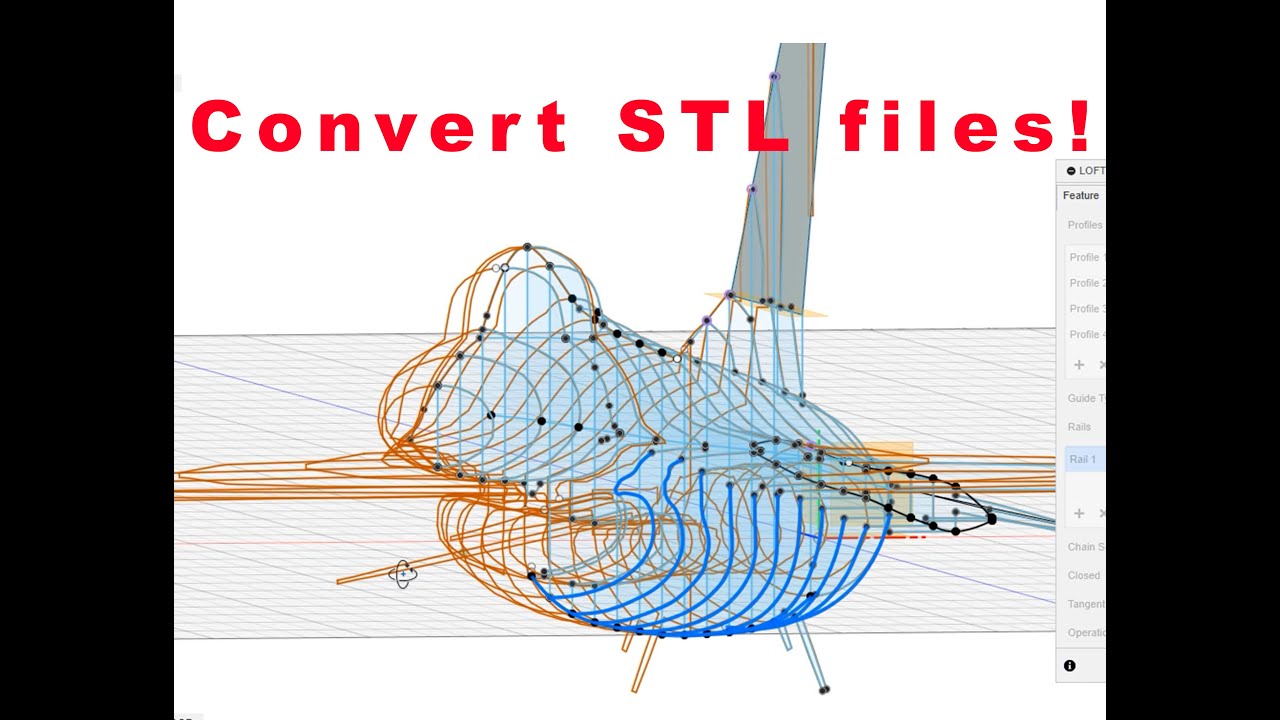 STL files are useless? No! Design an F16 RC Model in fusion 360 from STL file #fusion360 #rcjet