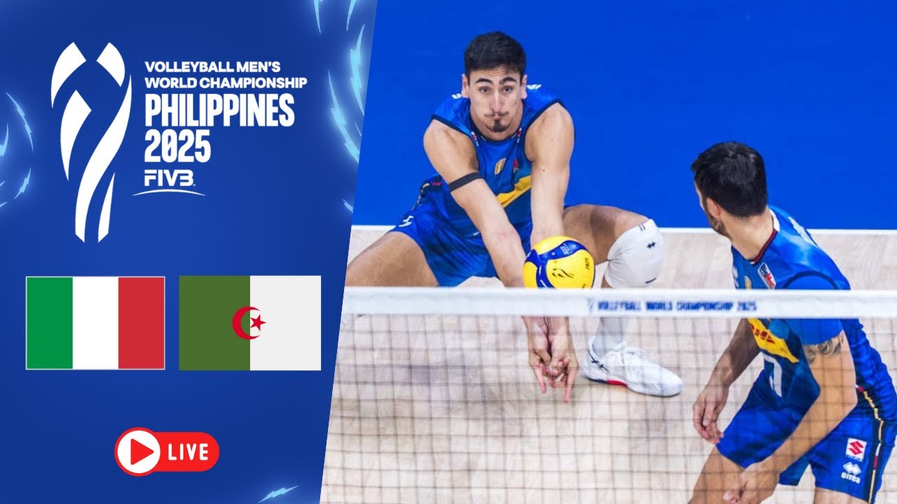 Algeria 🇩🇿vs🇮🇹 Italy | FIVB Men’s World Championship 2025 | Quezon City, Philippines
