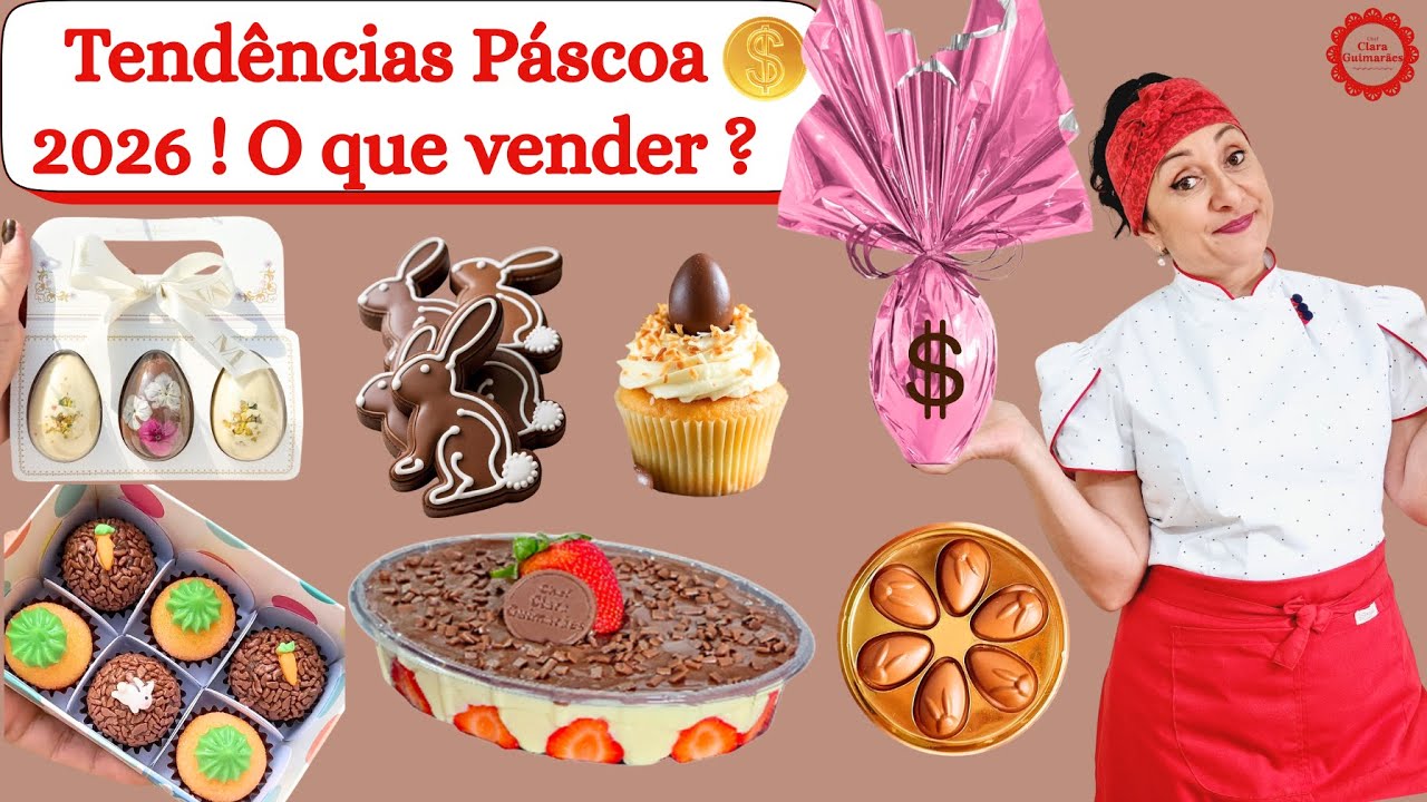 12 IDÉIAS PARA PÁSCOA 2026! Dá para vender e lucrar muito na Páscoa mesmo com o chocolate caro!