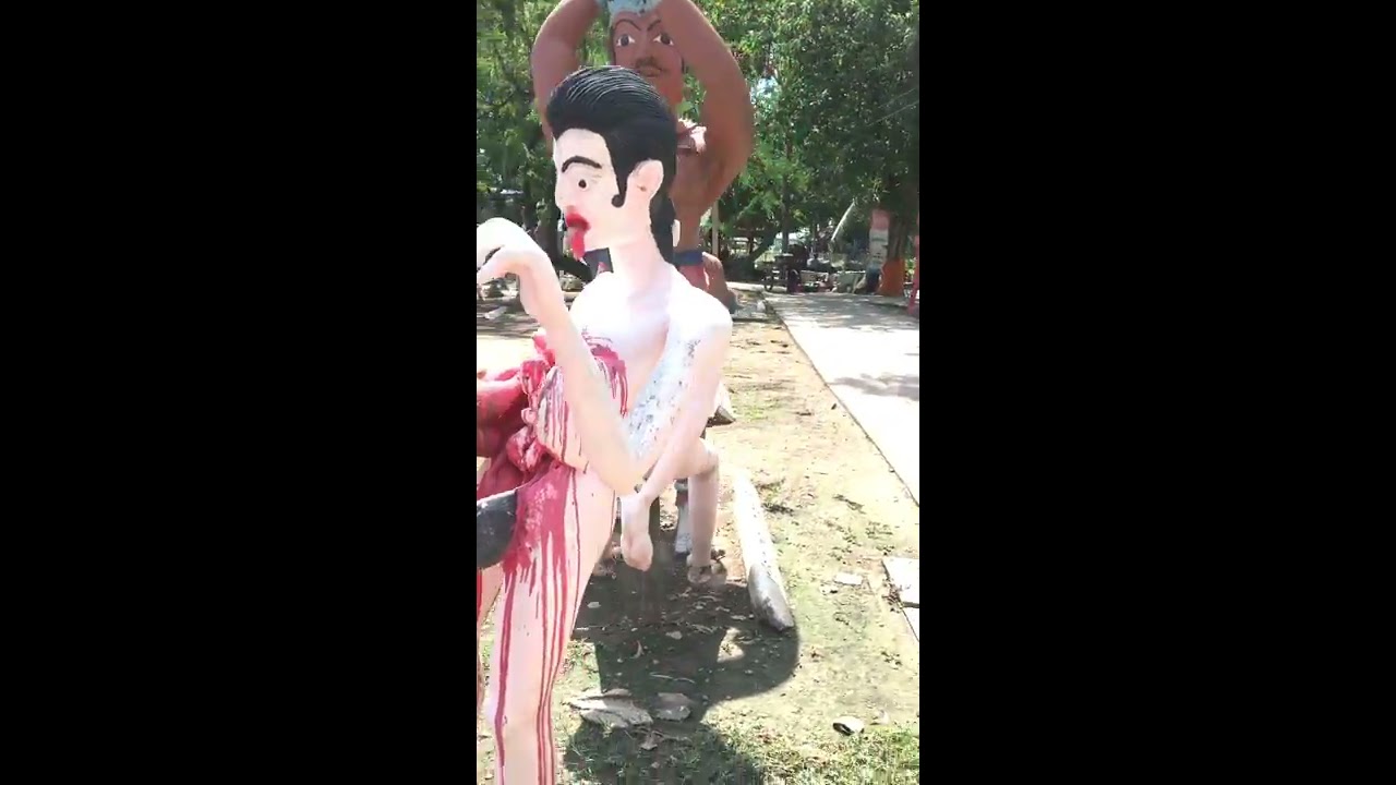 【閲覧注意】タイの地獄寺 Wat Phai Rong Wua