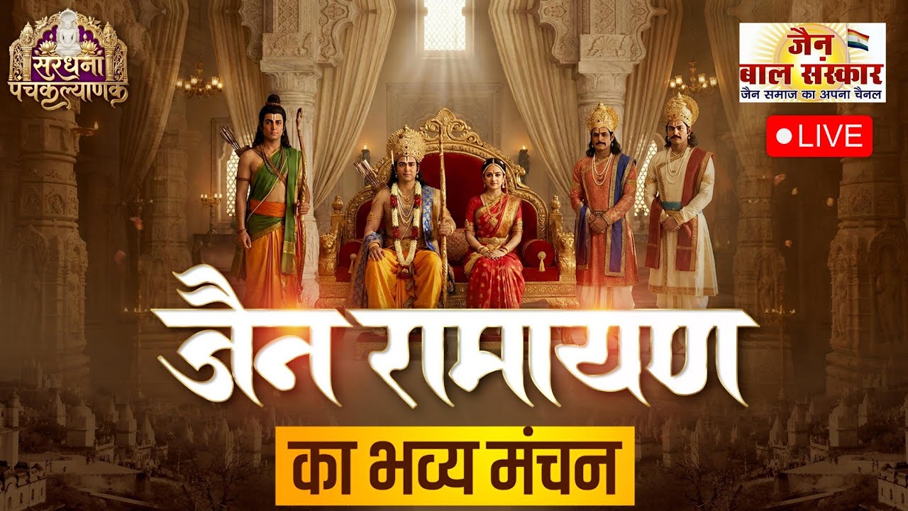 LIVE 🛑26-02-26 जैन रामायण।तप कल्याणक ।श्री मजिनेंद्र जिनबिम्ब पंचकल्याणक महोत्सव।। सरधना, मेरठ।।