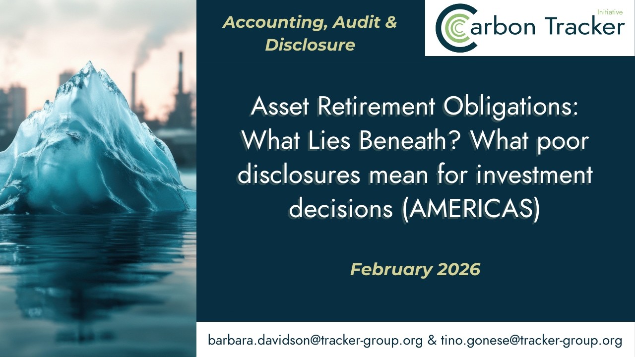 Asset Retirement Obligations: What Lies Beneath? (AMERICAS)
