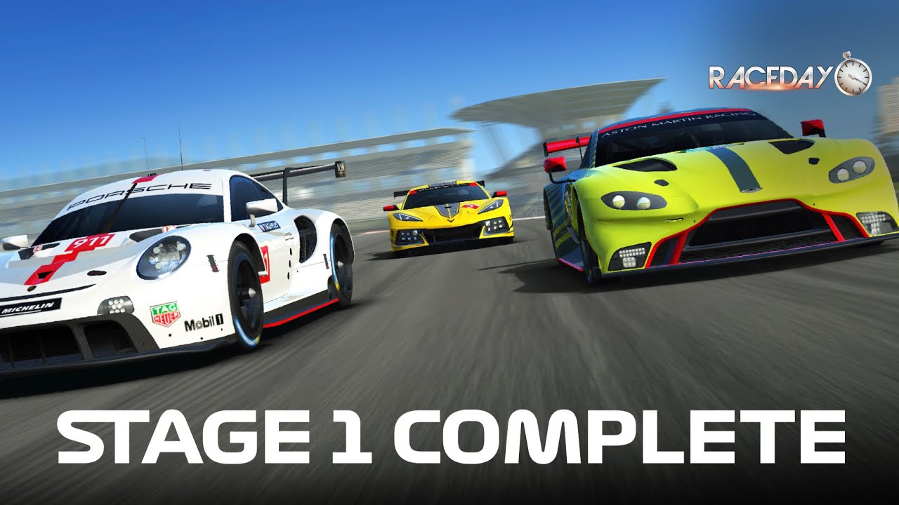 Real Racing 3 - Race Day: 2020 GTE Endurance Championship Stage 1 Complete