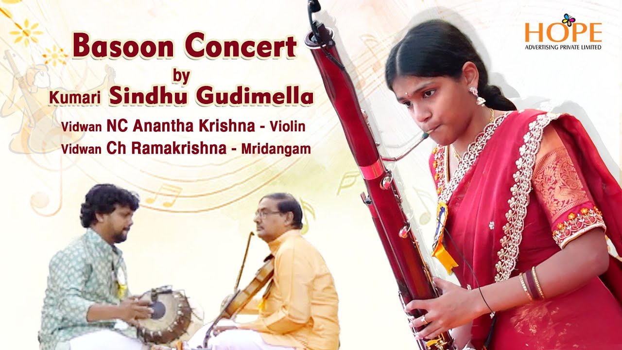 Basoon Concert by Kumari Sindhu Gudimella @HOPEADTV