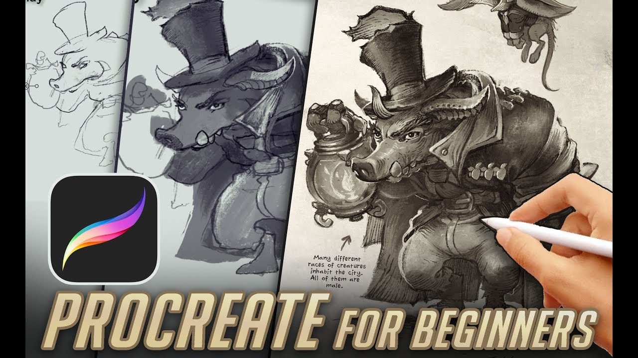 Полное руководство для начинающих по рисованию в Procreate 2025