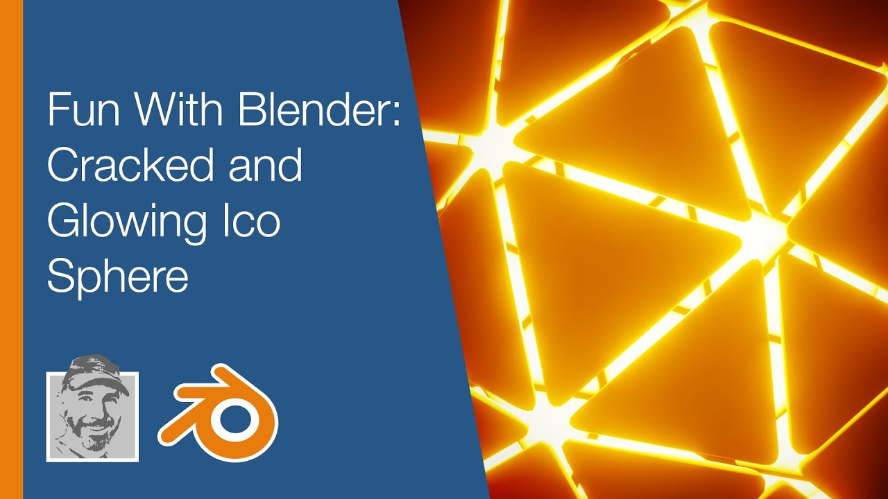 Fun With Blender: Cracked And Glowing Ico Sphere