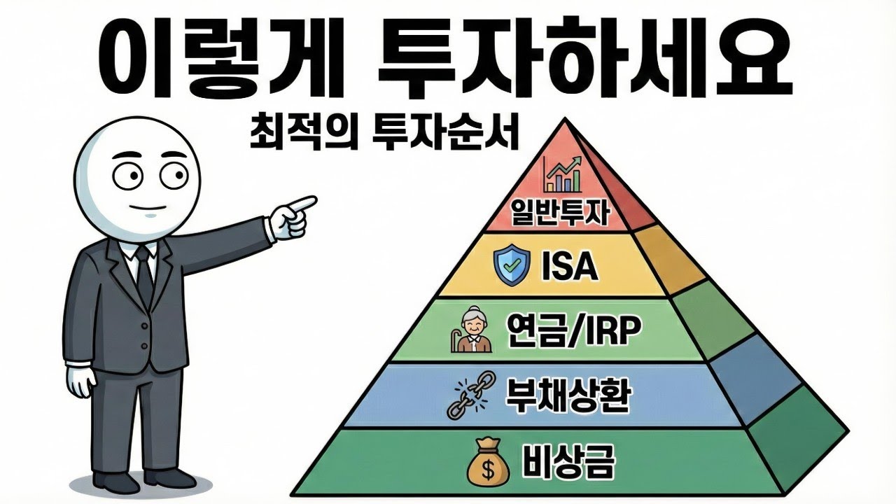 당신의 돈을 투자하는 가장 현명한 순서(7단계)
