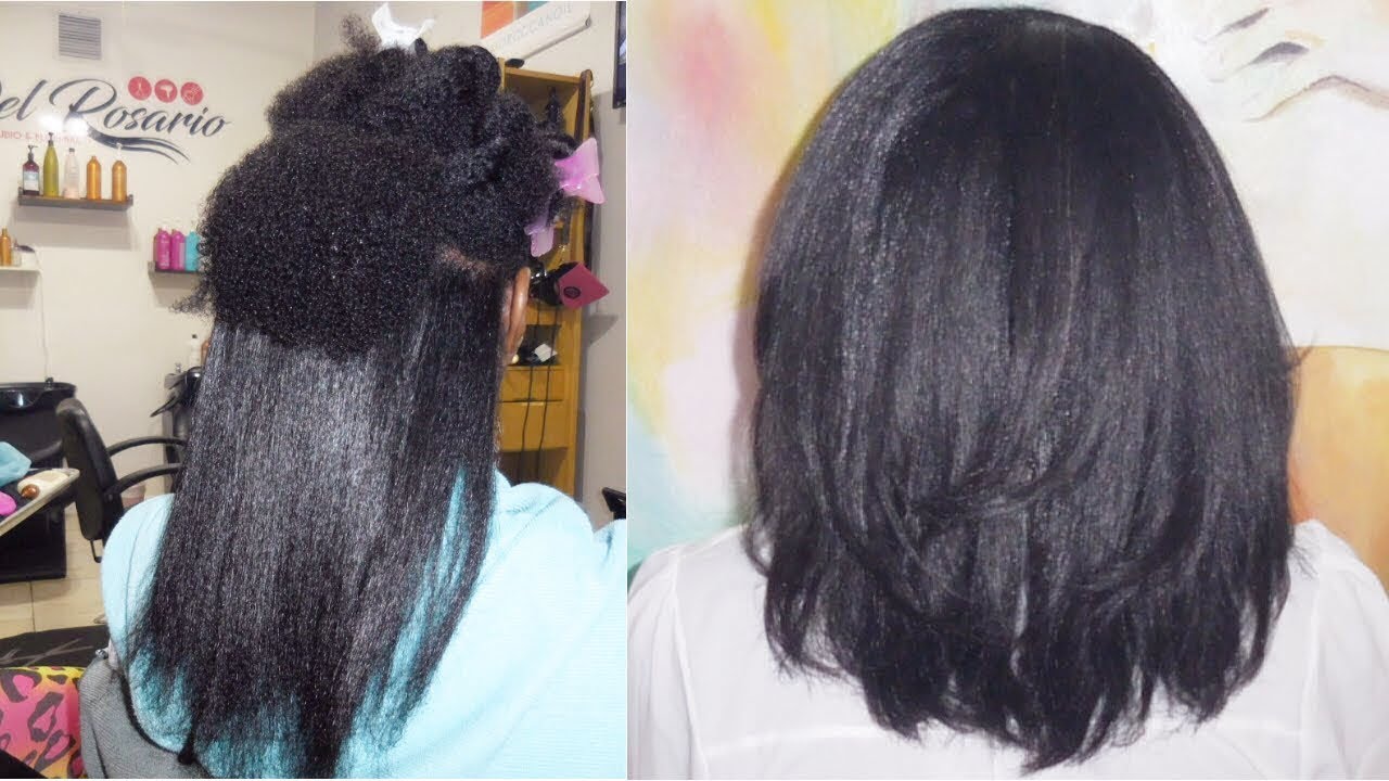 Blowout on Natural (4c) Hair - My Experience (No Flat Iron) REUPLOAD