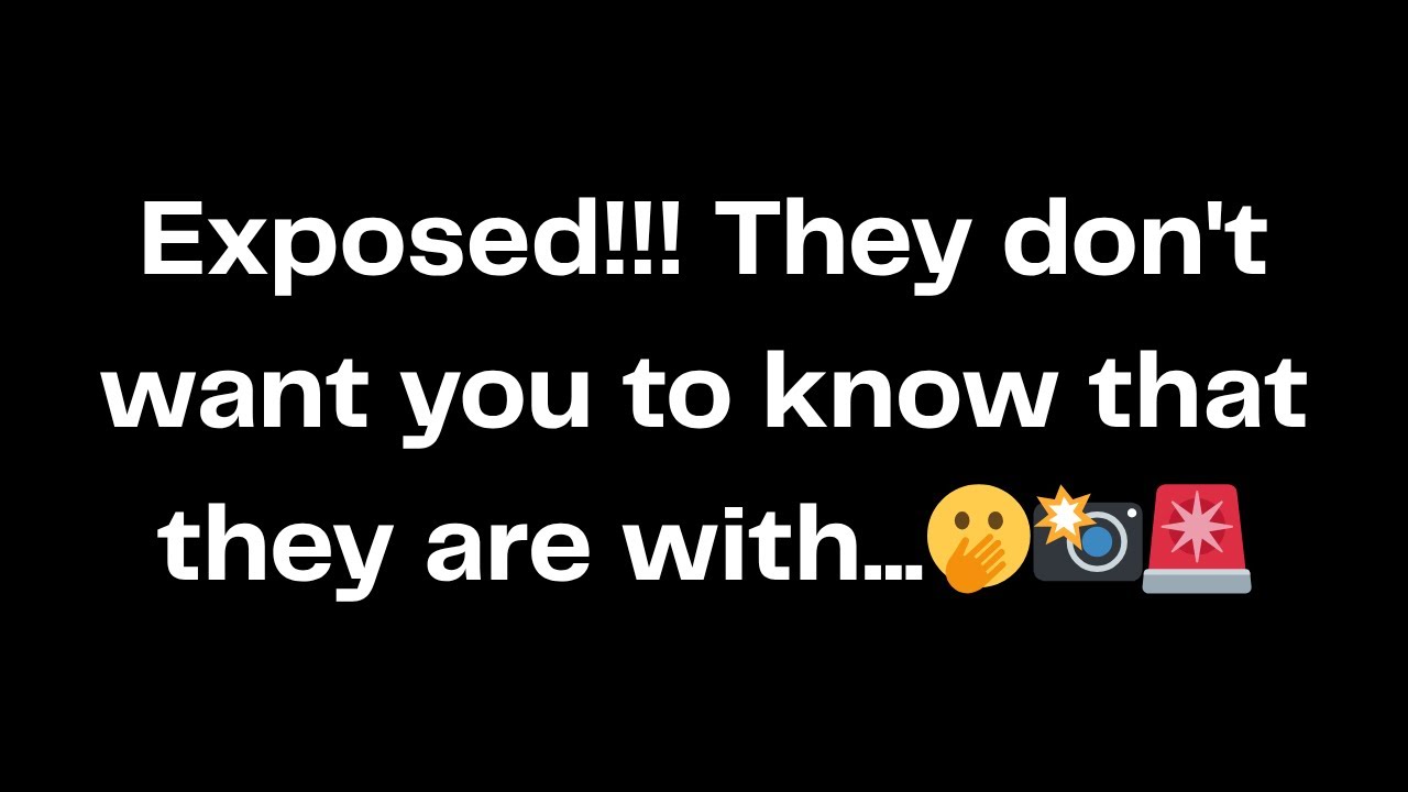 Exposed!!! They don't want you to know that they are with...🫢📸🚨