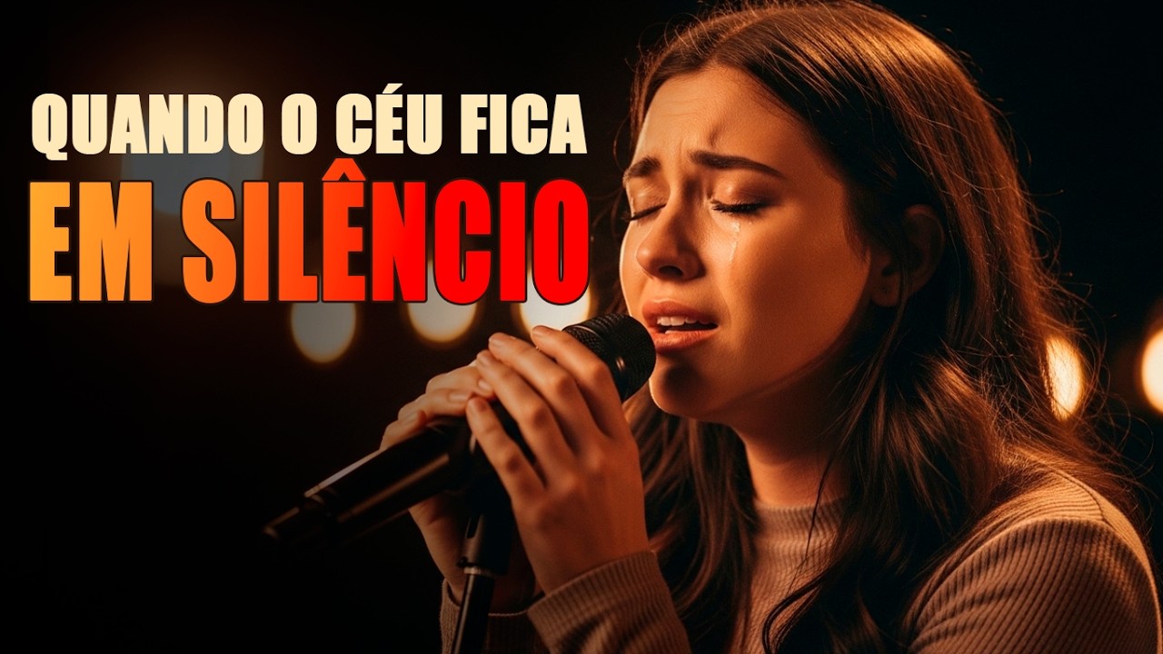 Quando Deus esta em silêncio e o coração aperta. Fique em paz ele esta preparando algo maior pra vc!