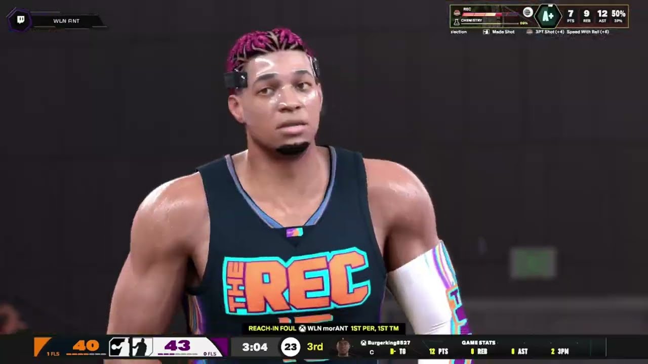 SHADY 6 THREES ANT 23 ASTS!!! NBA2K26 THE REC