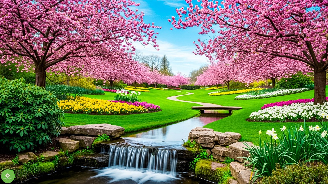 Spring Piano Music 🌿 Relaxing Music to Reduce Stress, Calm Mind and Peaceful Thoughts