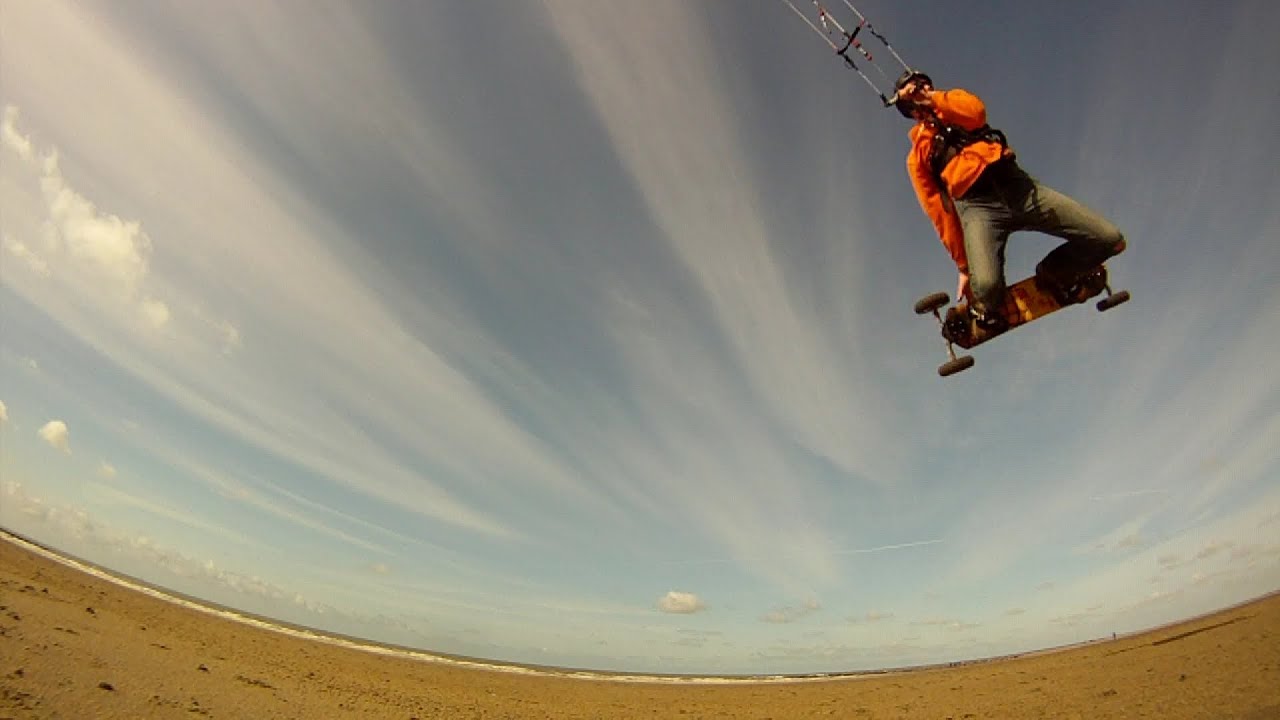 Kite Landboarding @ Westende (14-04-2012)