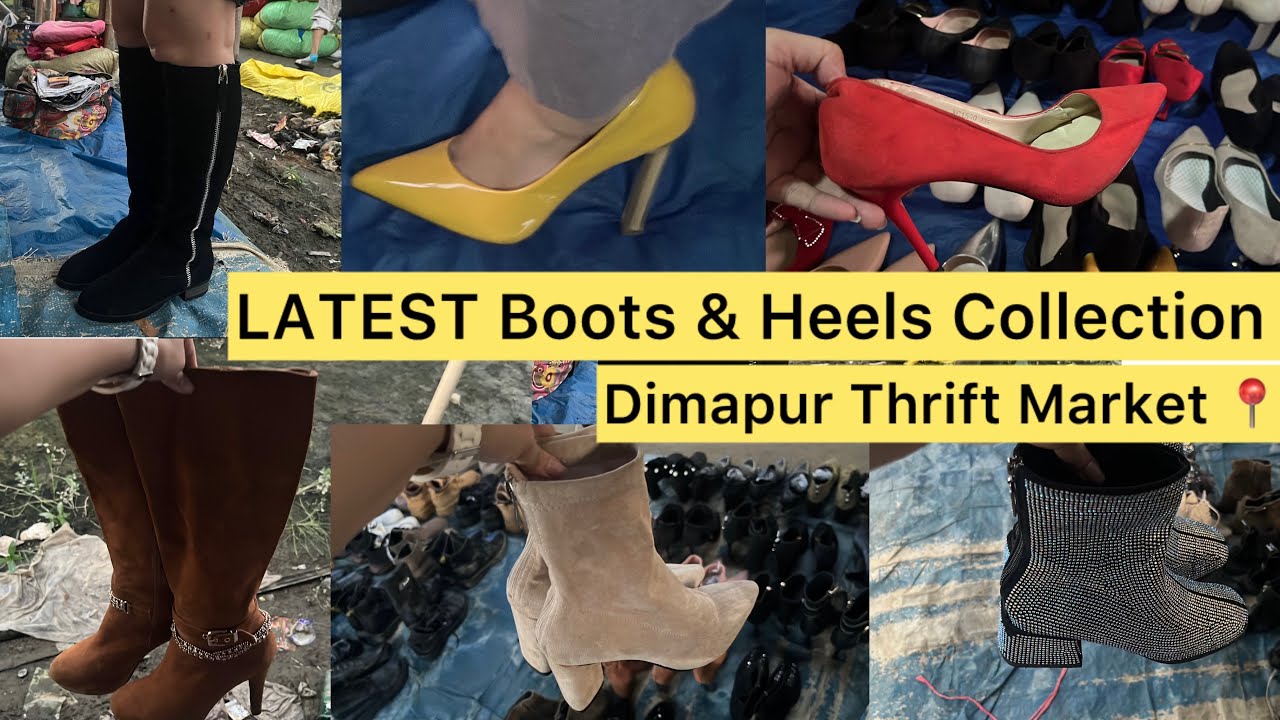 НОВЕЙШАЯ КОЛЛЕКЦИЯ БОТИНОК И КАБЛУКОВ 👠 НА РЫНКЕ В ДИМАПУР || Супермаркет Wednesday Bazaar в Дима...