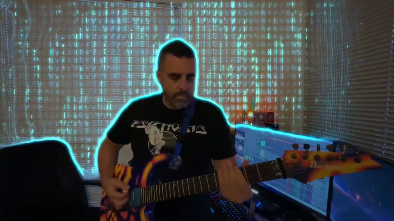 Rhythm guitar 🎸 and psy trance