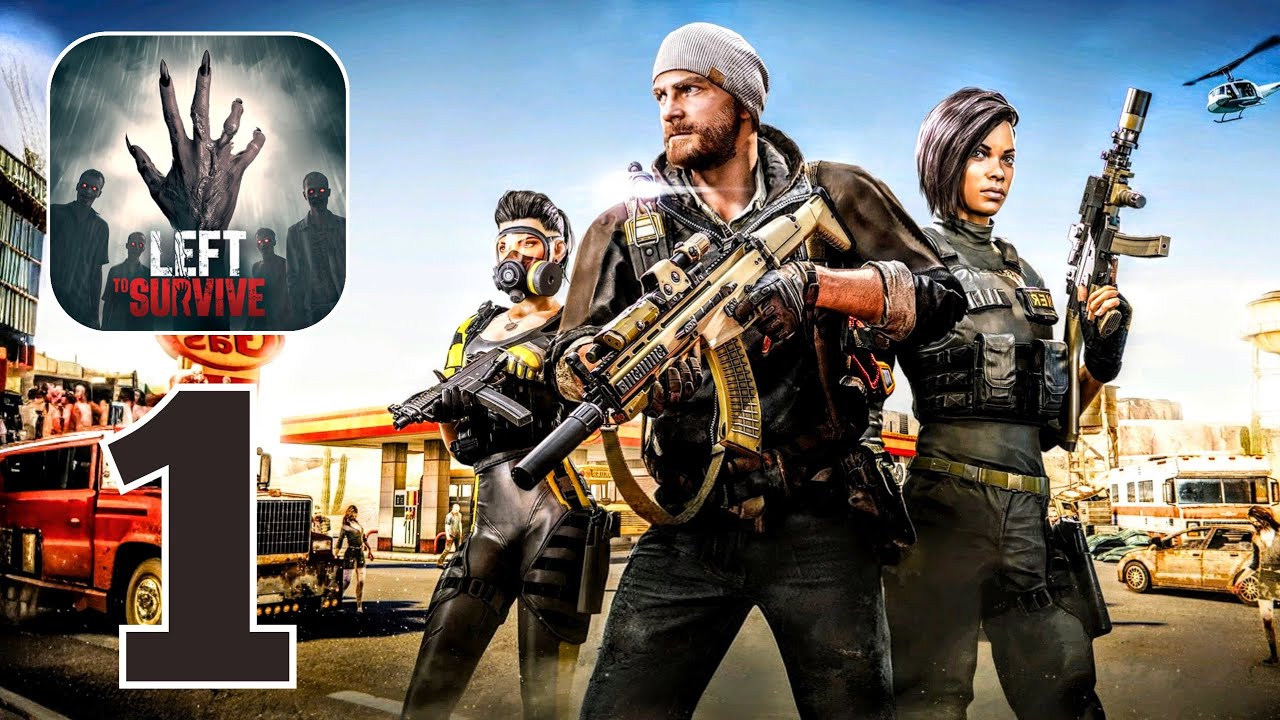 Left to Survive - Gameplay Walkthrough Part 1 - Region 1 & 2 (iOS, Android)