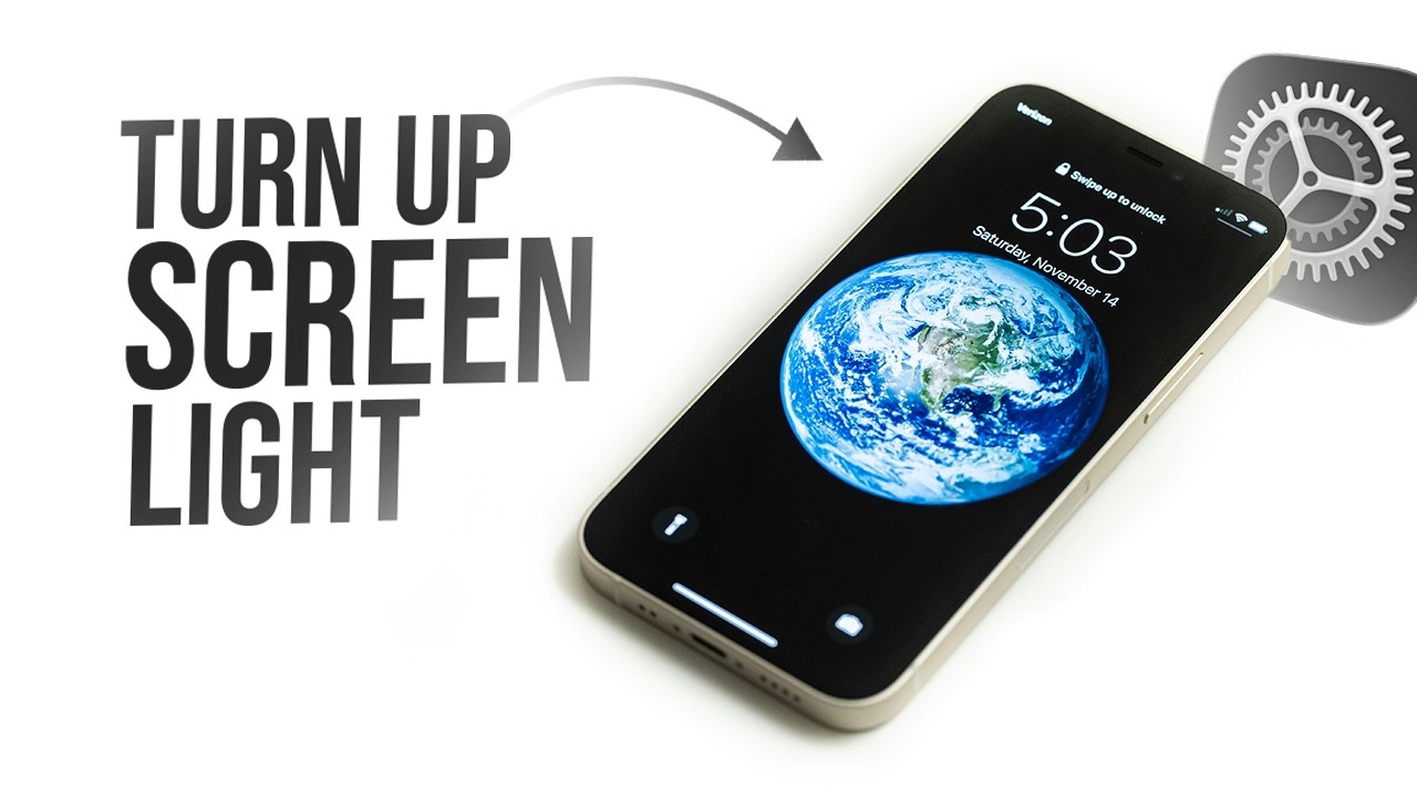 How to Turn Up the Light on my iPhone Screen (tutorial)