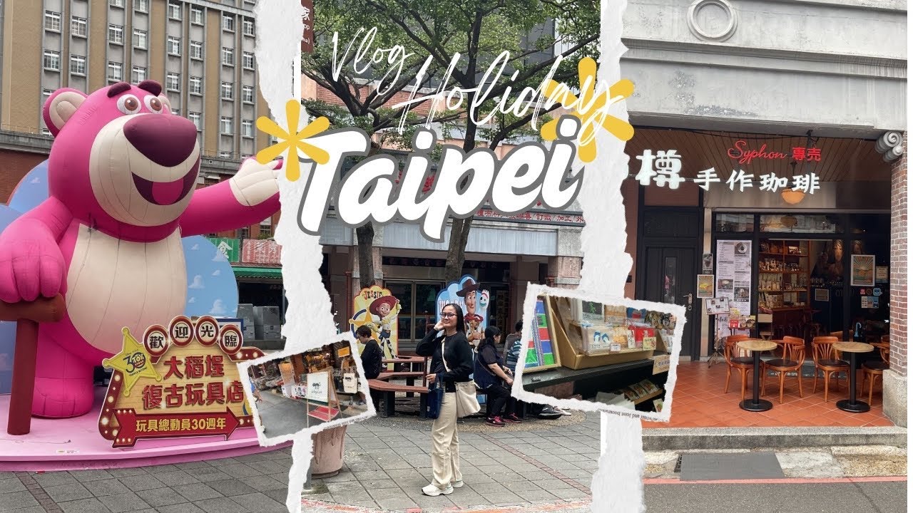 Vlog Holiday , Taipei Dairy 🇹🇼 | Exploring Dihua Old Street .