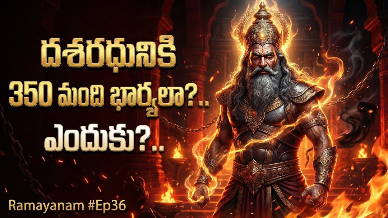 Ramayanam #Ep36 | Why Dasharatha Had So Many Wives | Ramayanam In Telugu | Voice Of Telugu 2.O