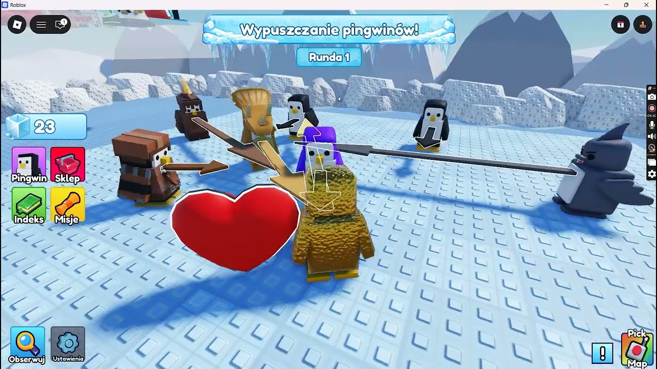 Granie pingwinami w Roblox # 12 #roblox