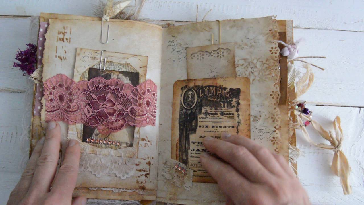 Junk journal. Private  swap with Sue Olson.