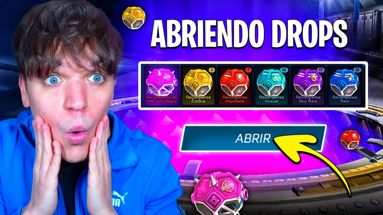Abro la MAYOR COLECCIÓN de DROPS de Rocket League 🚀
